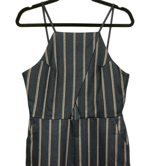 Cartonnier Anthro Naeve Blue Pinstripe Jumpsuit S - Picture 3 of 6